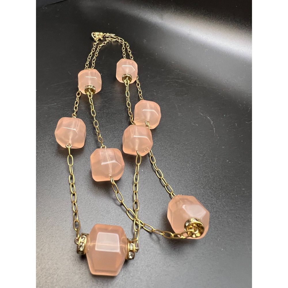 J. Crew Frosty Pink Necklace